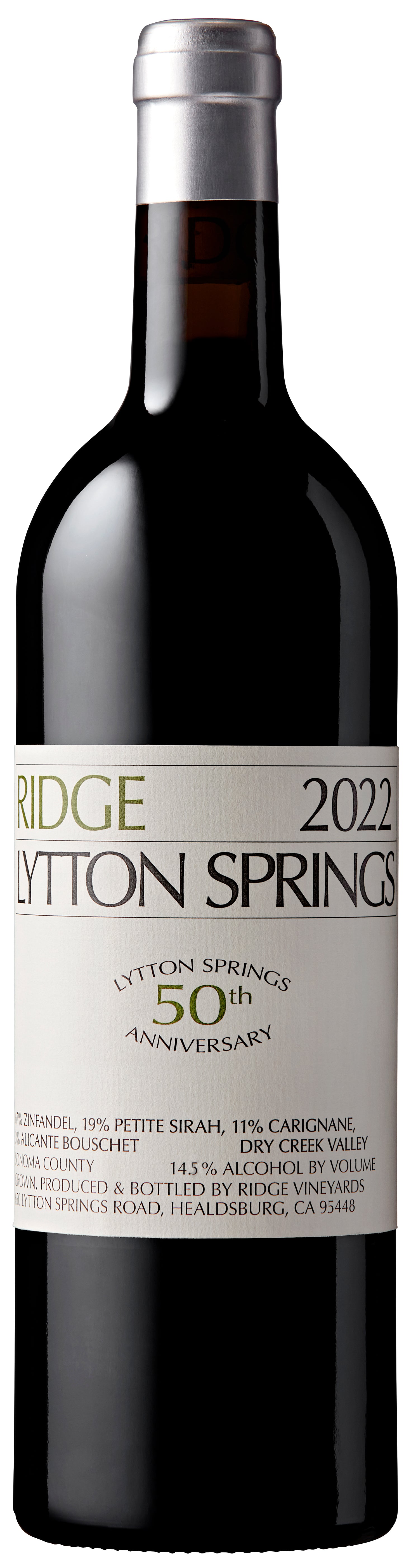 Ridge Vineyards Lytton Springs