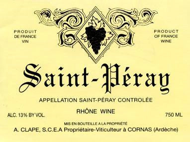 Clape Saint-Péray Blanc