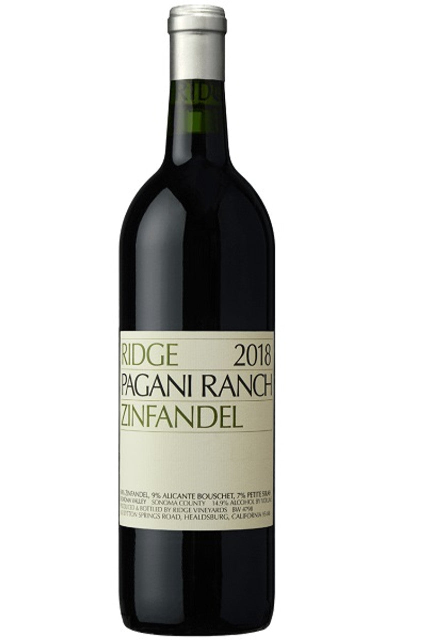 Ridge Vineyards Pagani Ranch Zinfandel