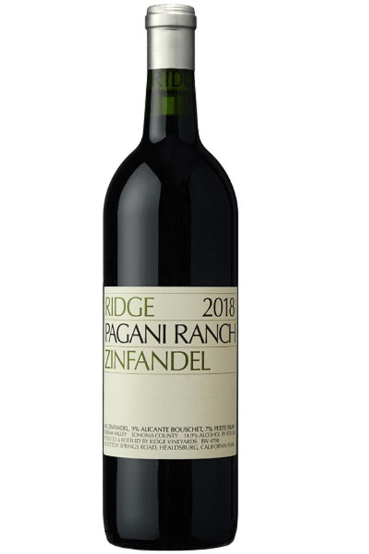 Ridge Vineyards Pagani Ranch Zinfandel